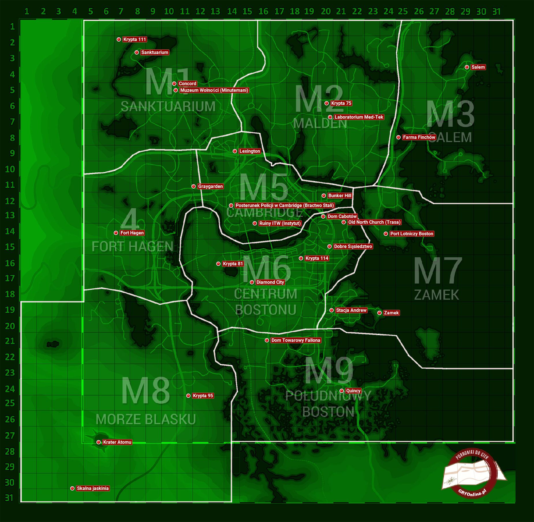 карта фоллаут 4 бостон коммон фото 77